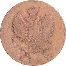 Coin, Russia, Alexander I, 2 Kopeks, 1813, Saint-Petersburg, VF(20-25), Copper