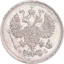 Monnaie, Russie, Nicholas II, 10 Kopeks, 1914, Saint-Petersburg, TTB, Argent