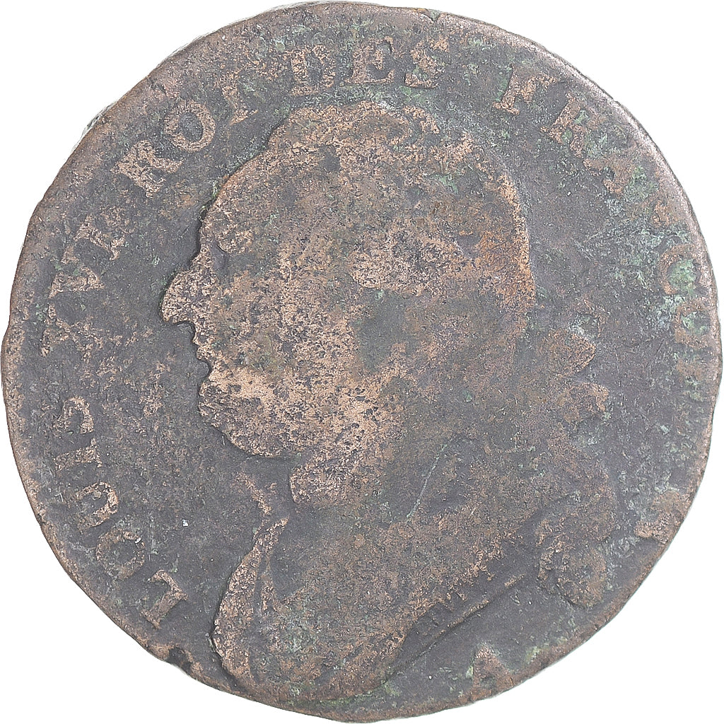Coin, France, Louis XVI, 12 Deniers, 1792 / AN 4, Paris, F(12-15), Métal de