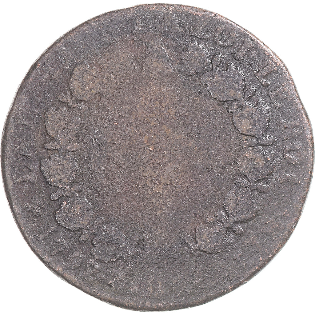 Coin, France, Louis XVI, 12 Deniers, 1792 / AN 4, Lyon, F(12-15), Métal de