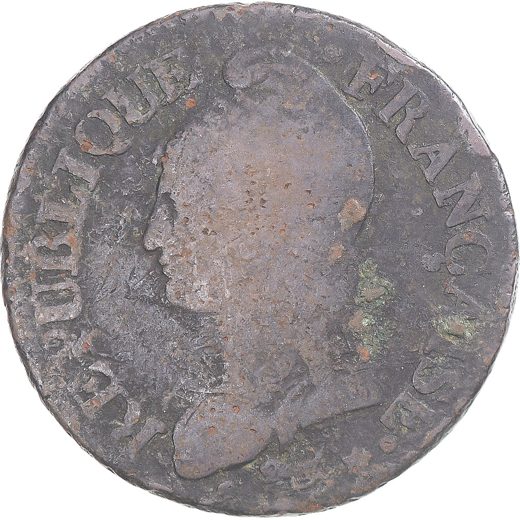 Monnaie, France, Dupré, 5 Centimes, AN 5, Lille, TB, Cuivre, Gadoury:126