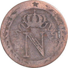 Moneda, Francia, Napoleon I, 10 Centimes, 1808, Toulouse, BC+, Vellón