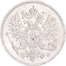 Coin, Finland, Nicholas II, 25 Penniä, 1916, AU(55-58), Silver