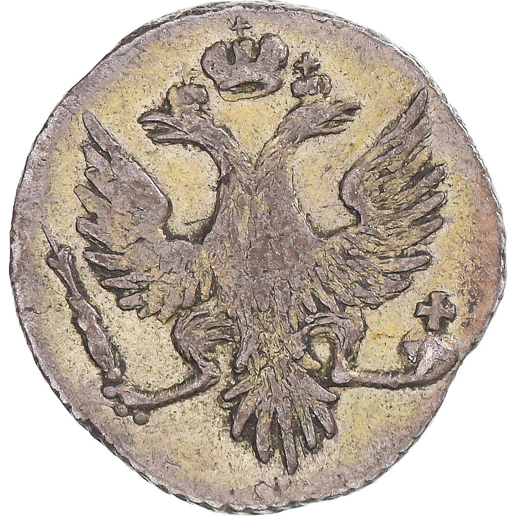 Coin, LIVONIA & ESTONIA, Elizabeth, 2 Kopeks, 1757, VF(30-35), Billon
