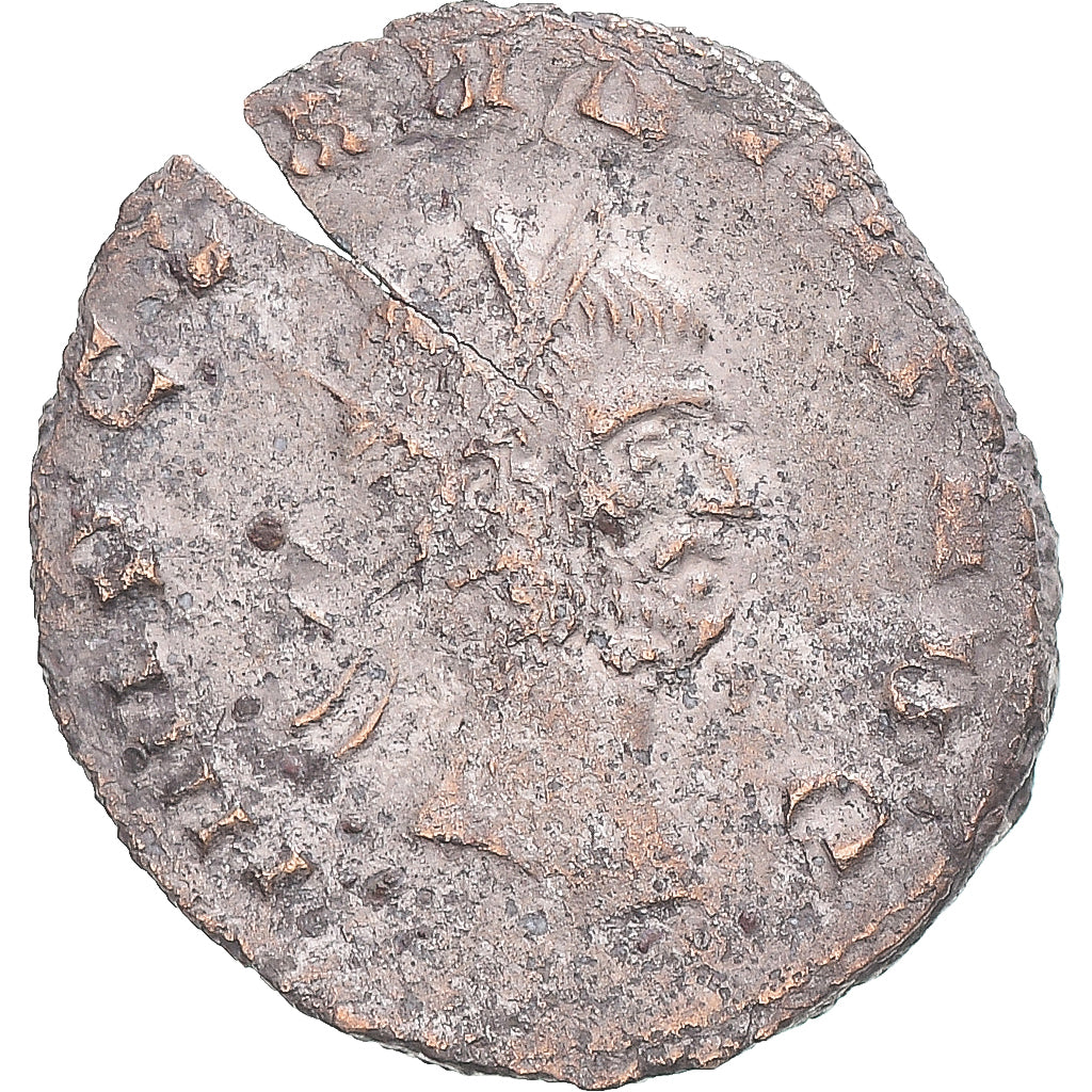 Moneda, Claudius II (Gothicus), Antoninianus, 268-270, Rome, BC+, Vellón