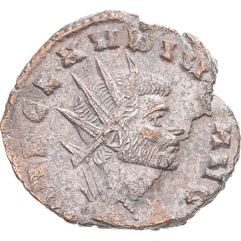 Moneda, Claudius II (Gothicus), Antoninianus, 268-270, Rome, BC+, Vellón