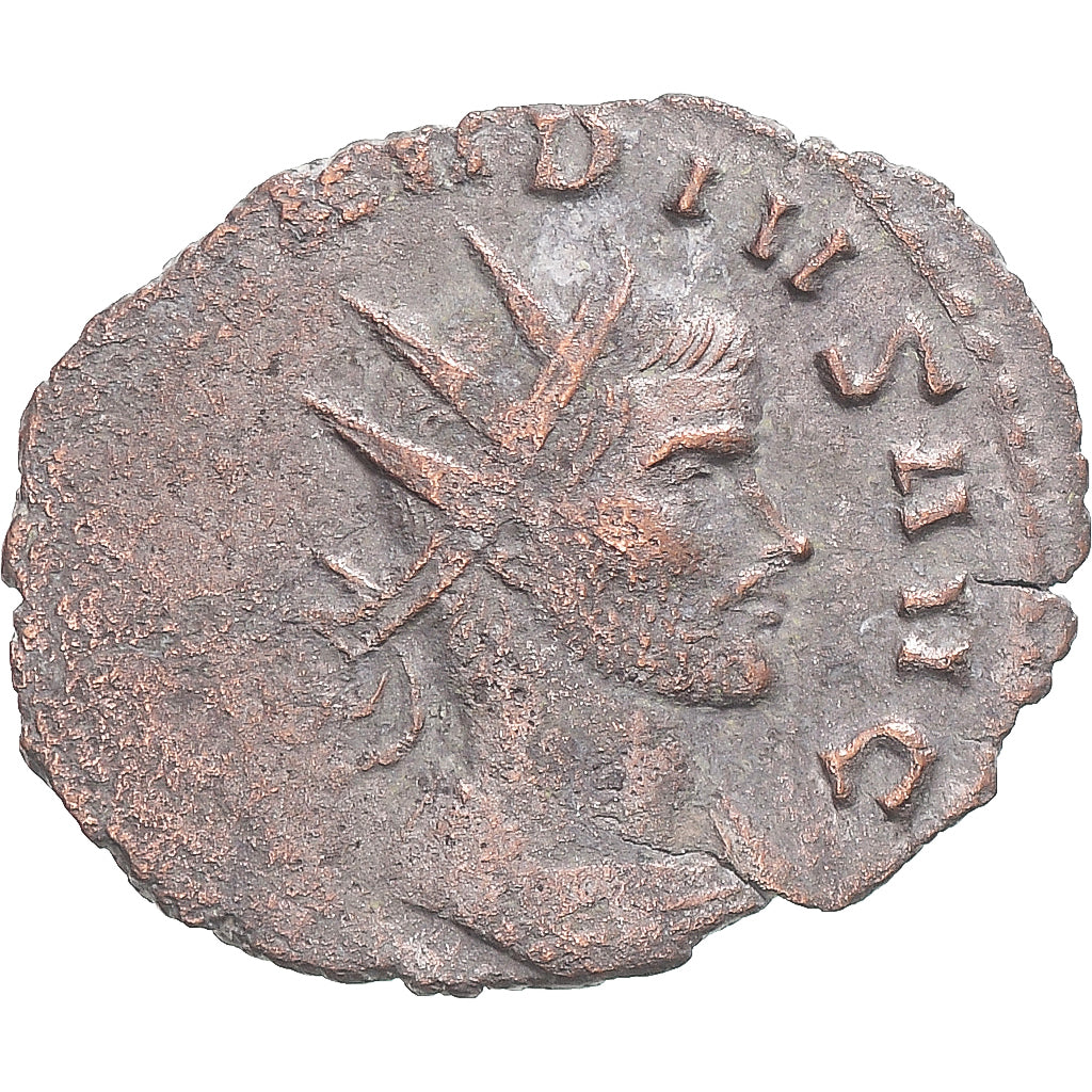 Moneda, Claudius II (Gothicus), Antoninianus, 268-270, Rome, BC, Vellón