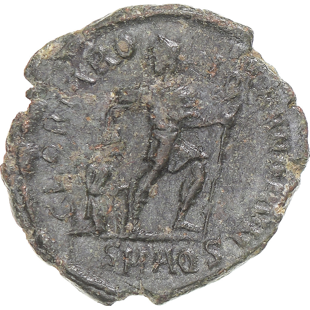 Moneta, Valens, Æ, 367-375, Aquileia, VF(20-25), Brązowy, RIC:12b
