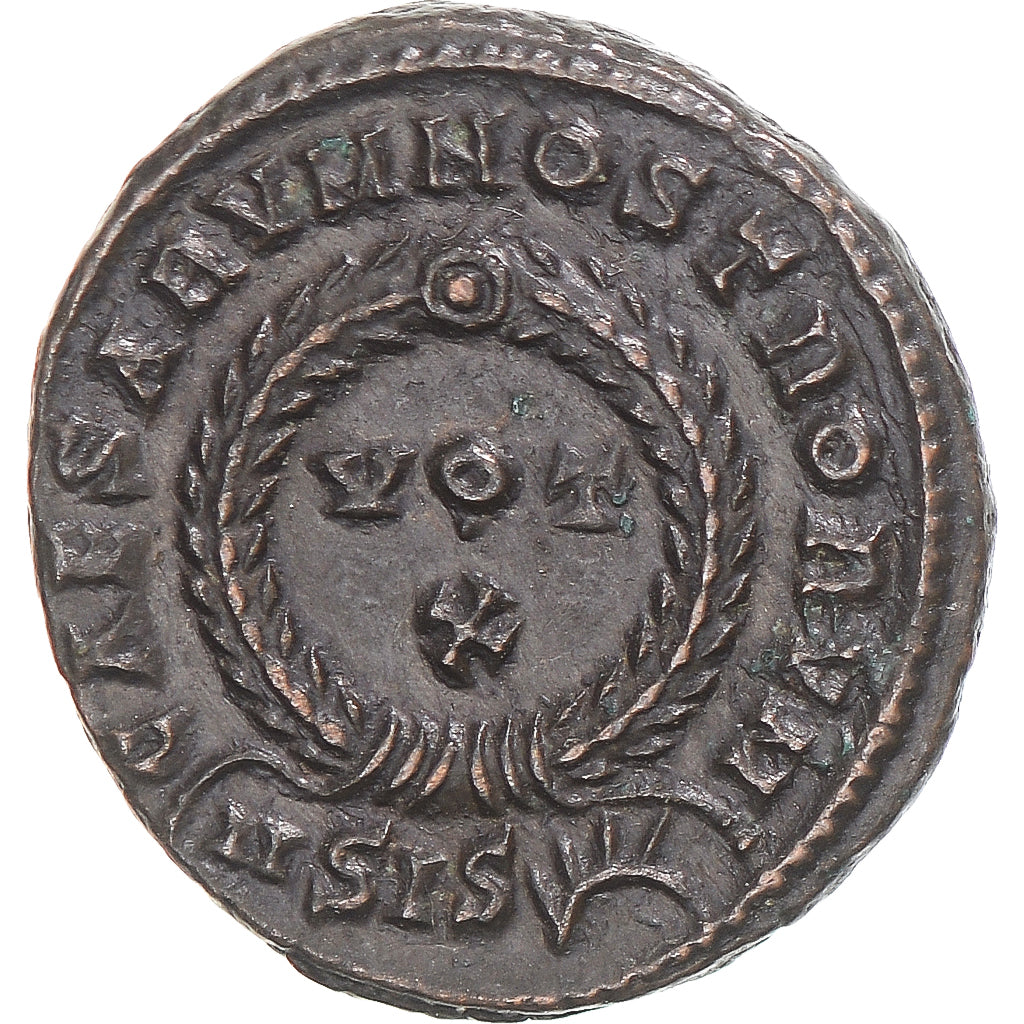Moneta, Crispus, Fraction Æ, 321-324, Siscia, AU(55-58), Brązowy, RIC:178