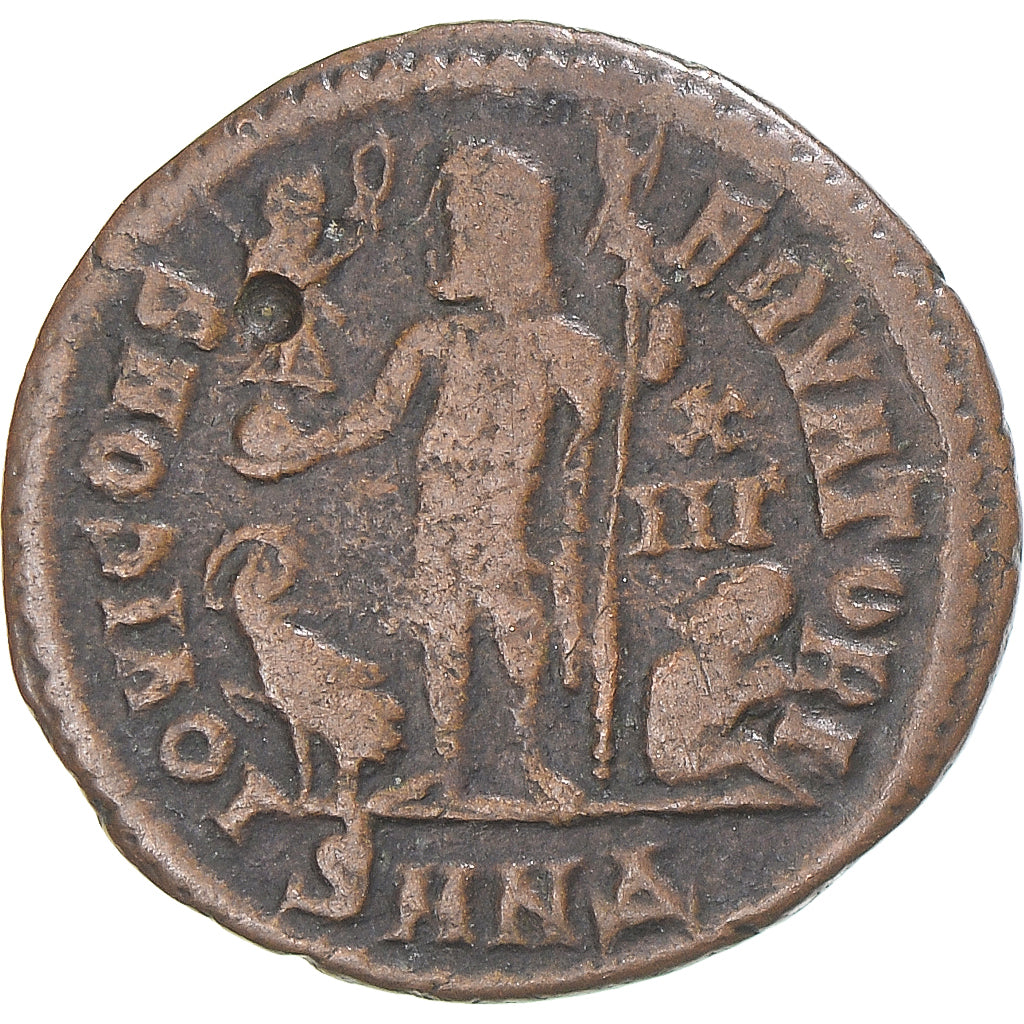 Moneta, Licinius I, Fraction Æ, 321-324, Nicomedia, VF(20-25), Brązowy, RIC:44