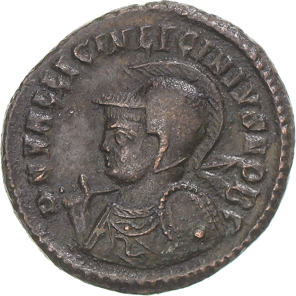 Moneta, Licinius I, Fraction Æ, 321-324, Cyzicus, VF(30-35), Brązowy, RIC:18