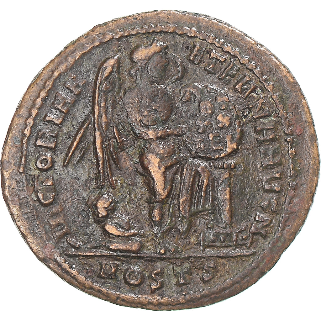 Coin, Maxentius, Fraction Æ, 309-312, Ostia, VF(30-35), Bronze, RIC:64