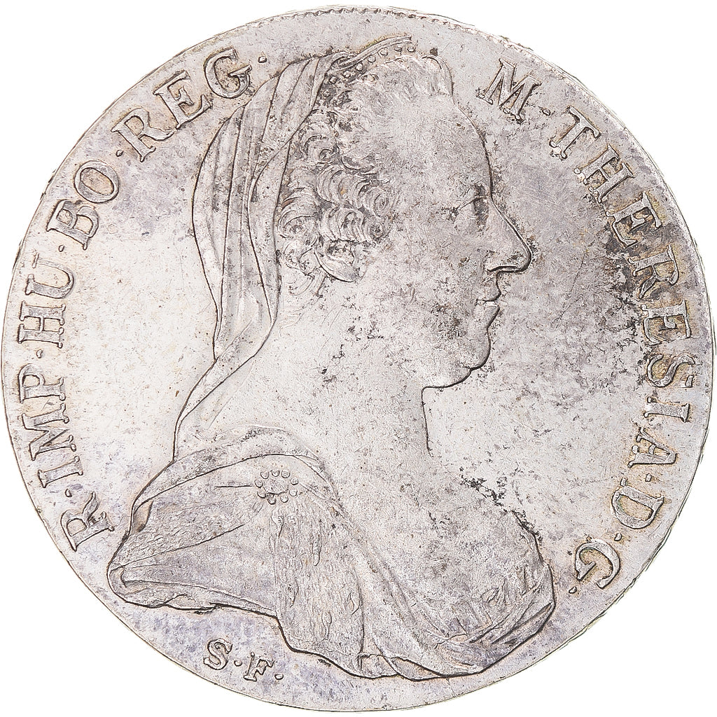 Münze, Österreich, Maria Theresa, Thaler, 1780, Restrike, VZ+, Silber