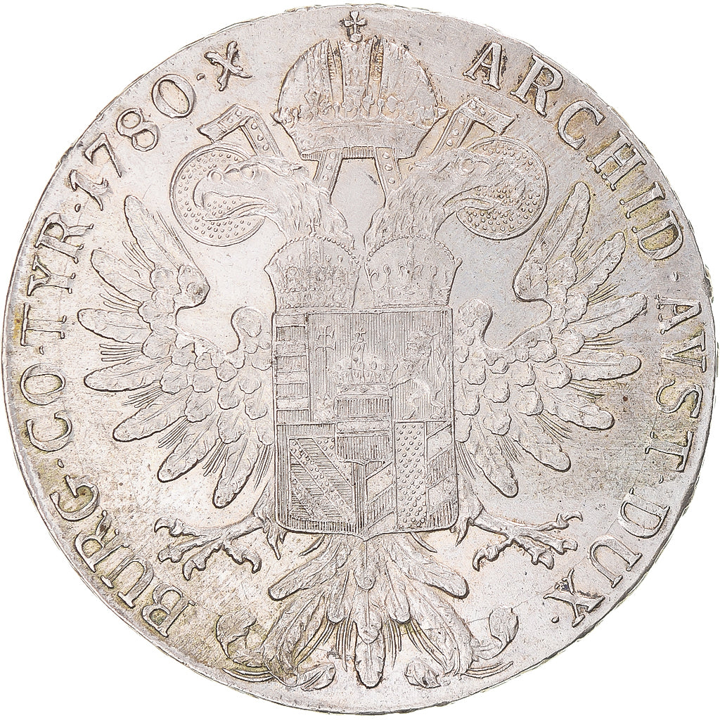 Münze, Österreich, Maria Theresa, Thaler, 1780, Restrike, VZ+, Silber