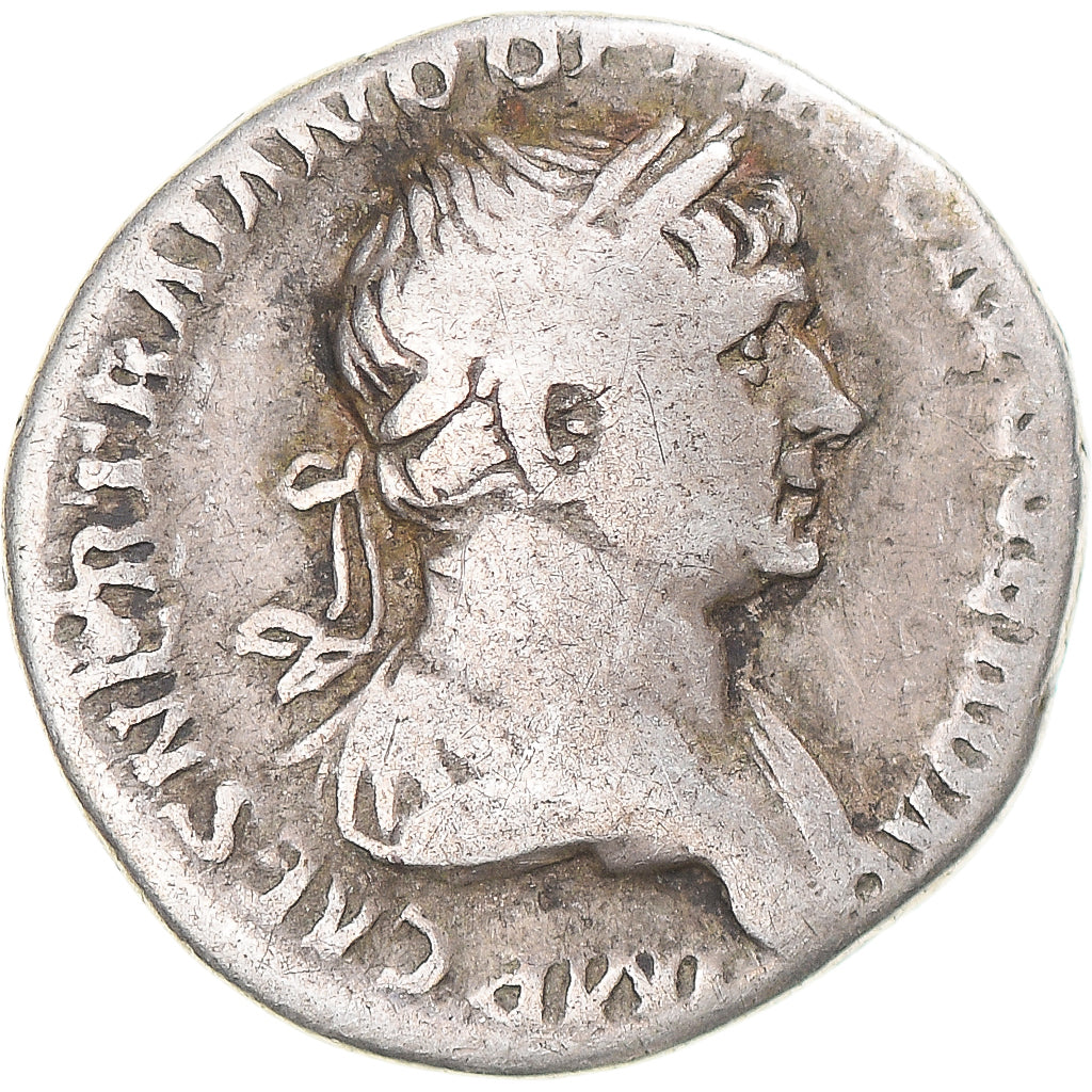 Coin, Trajan, Denarius, 112-114, Rome, VF(20-25), Silver, RIC:254