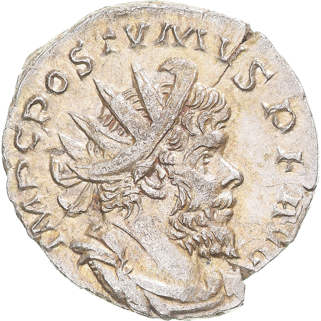 Coin, Postumus, Antoninianus, 260-269, Gaul, AU(50-53), Billon, RIC:75