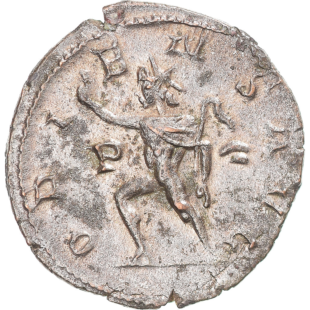 Moneda, Postumus, Antoninianus, 260-269, Gaul, BC+, Vellón, RIC:316