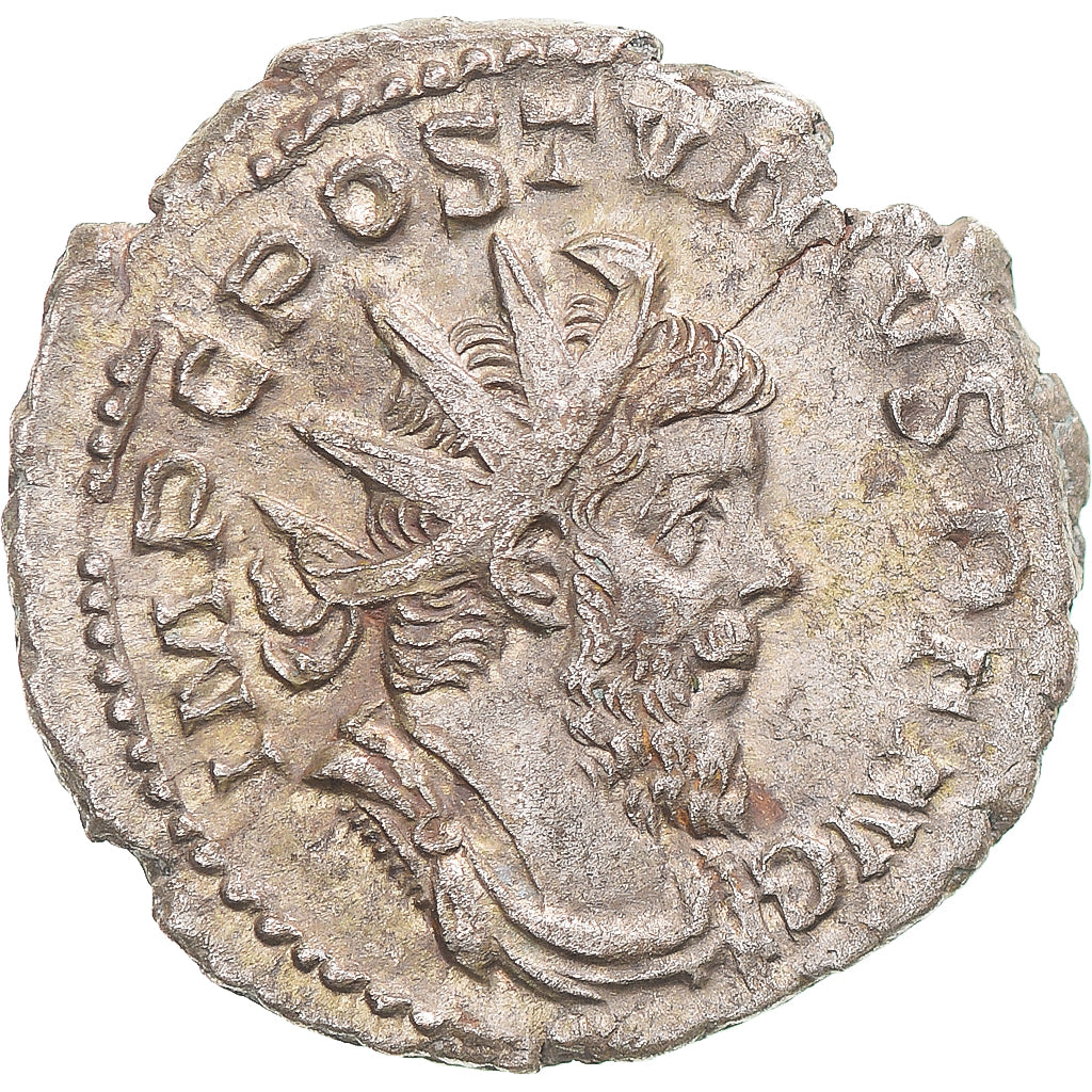Moneda, Postumus, Antoninianus, 260-269, Gaul, MBC, Vellón, RIC:54