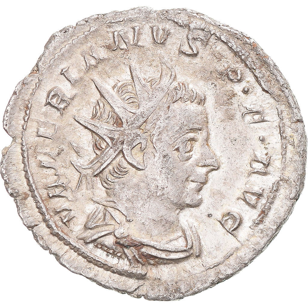 Moneda, Valerian I, Antoninianus, 258-259, Lugdunum, BC+, Vellón, RIC:12