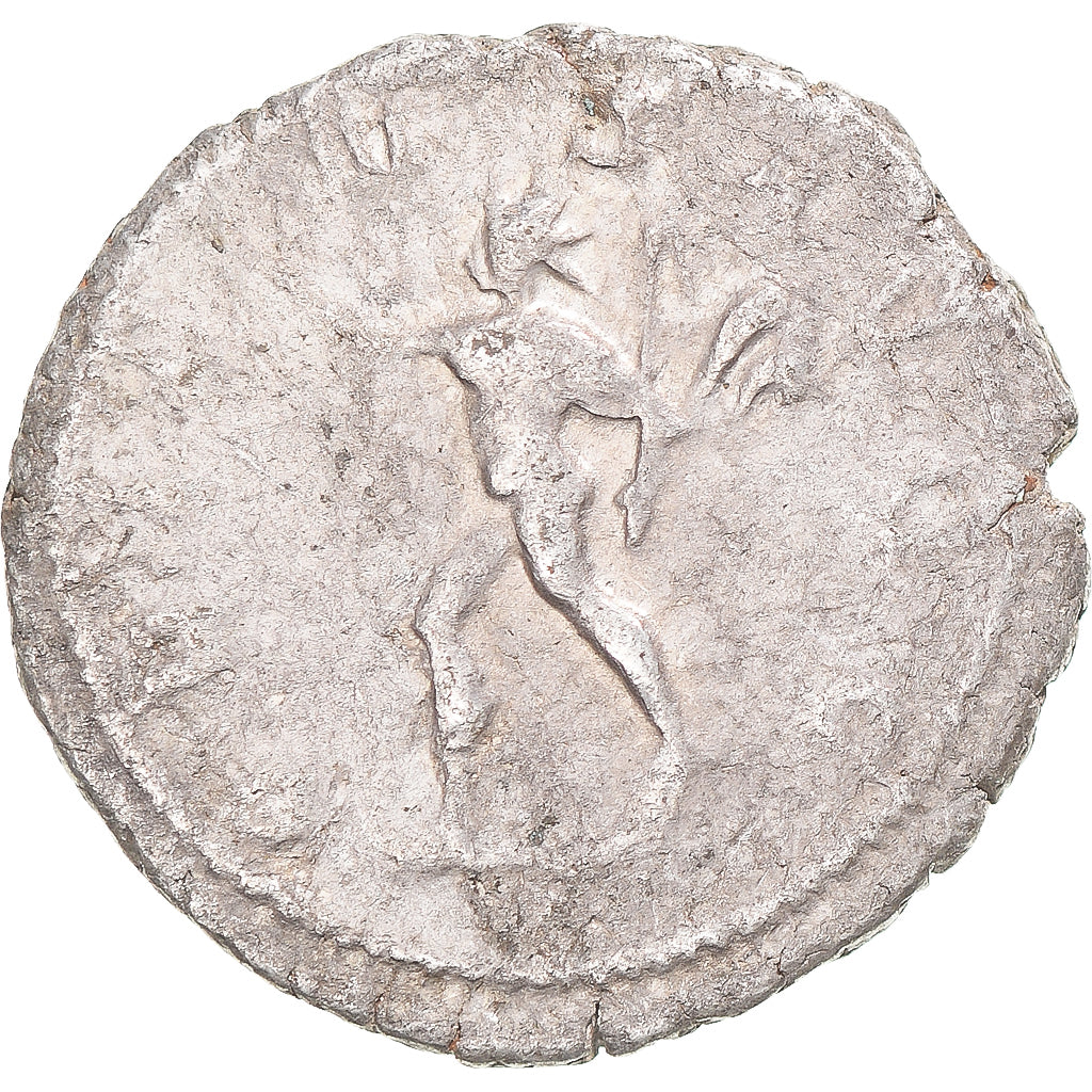 Moneda, Valerian I, Antoninianus, 258-259, Lugdunum, BC+, Vellón, RIC:12