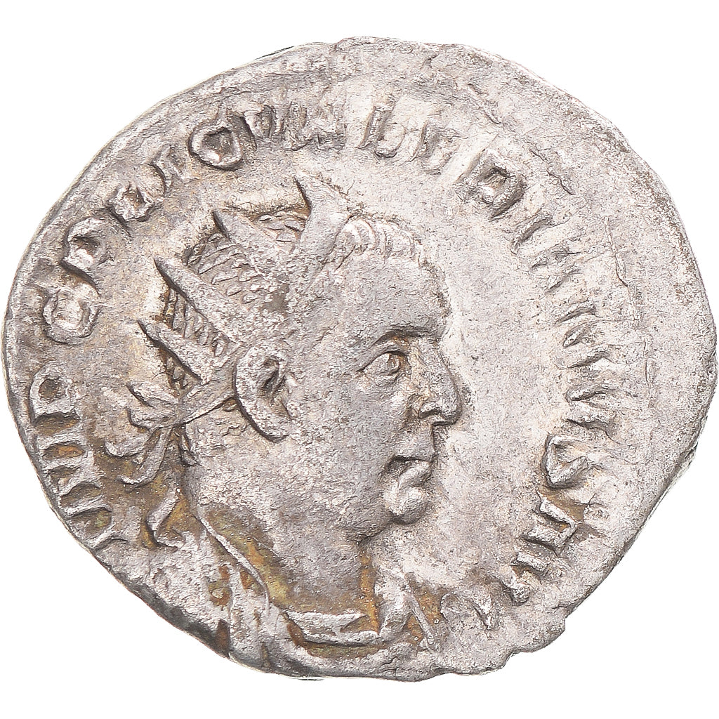Coin, Valerian I, Antoninianus, 254, Rome, VF(30-35), Billon, RIC:125