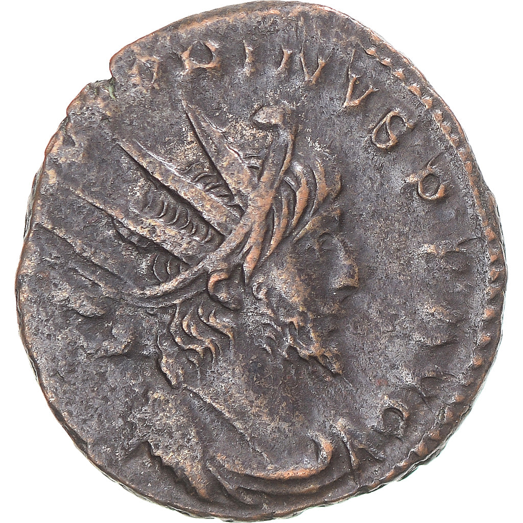Moneda, Victorinus, Antoninianus, 269-271, Cologne, BC+, Vellón, RIC:114
