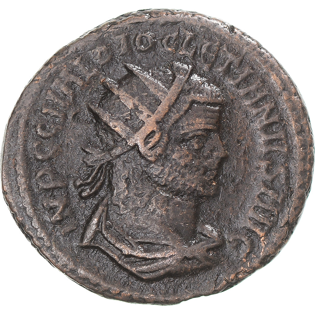 Coin, Diocletian, Antoninianus, 284-294, Kyzikos, VF(30-35), Billon, RIC:306