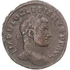 Coin, Diocletian, Æ, 296-297, Trier, VF(20-25), Bronze, RIC:171a