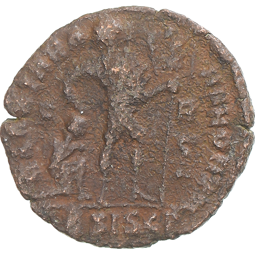 Munten, Valentinian I, Fraction Æ, 367-375, Siscia, FR, Bronzen, RIC:14a