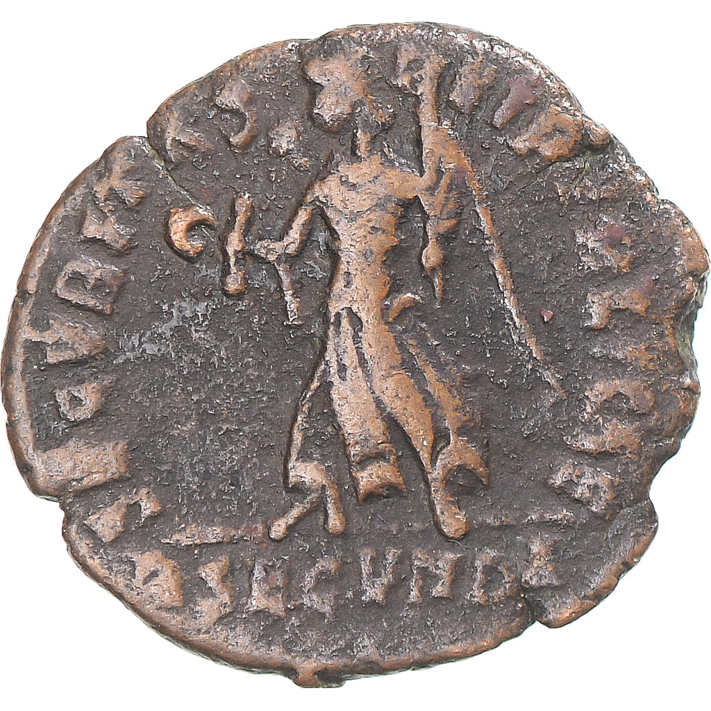 Moneta, Valentinian I, Follis, 367-375, Rome, VF(20-25), Brązowy, RIC:24a