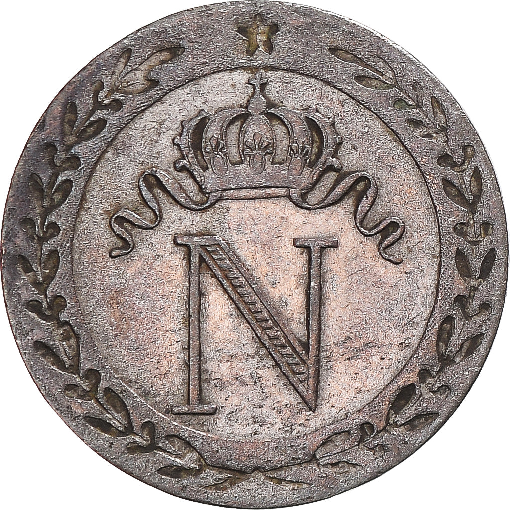 Munten, Frankrijk, Napoleon I, 10 Centimes, 1809, Paris, FR+, Billon