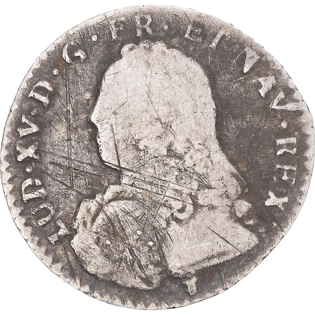 Munten, Frankrijk, Louis XV, 1/10 Écu aux branches d'olivier, 1731, Rennes, FR