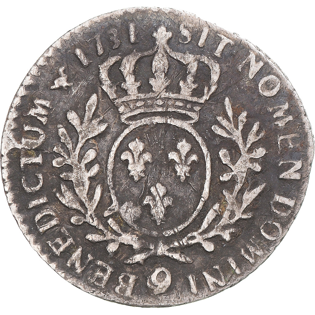 Munten, Frankrijk, Louis XV, 1/10 Écu aux branches d'olivier, 1731, Rennes, FR