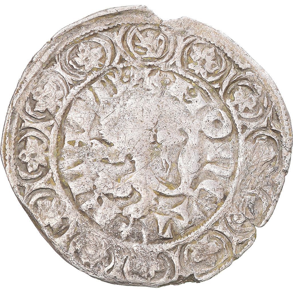 Coin, Belgium, Flanders, Louis II de Mâle, Gros, 1346-1384, VF(30-35), Silver
