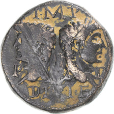 Coin, Augustus & Agrippa, As, 10-14 AD, Nîmes, VF(30-35), Bronze, RIC:160