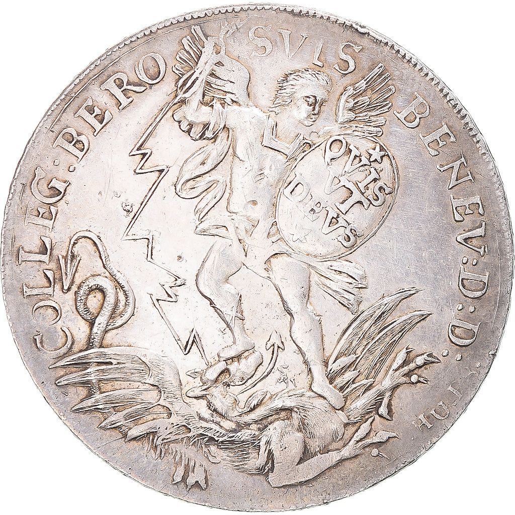 Moneda, Suiza, 1/4 Thaler, 1720, Lucerne, Beromünster, MBC, Plata