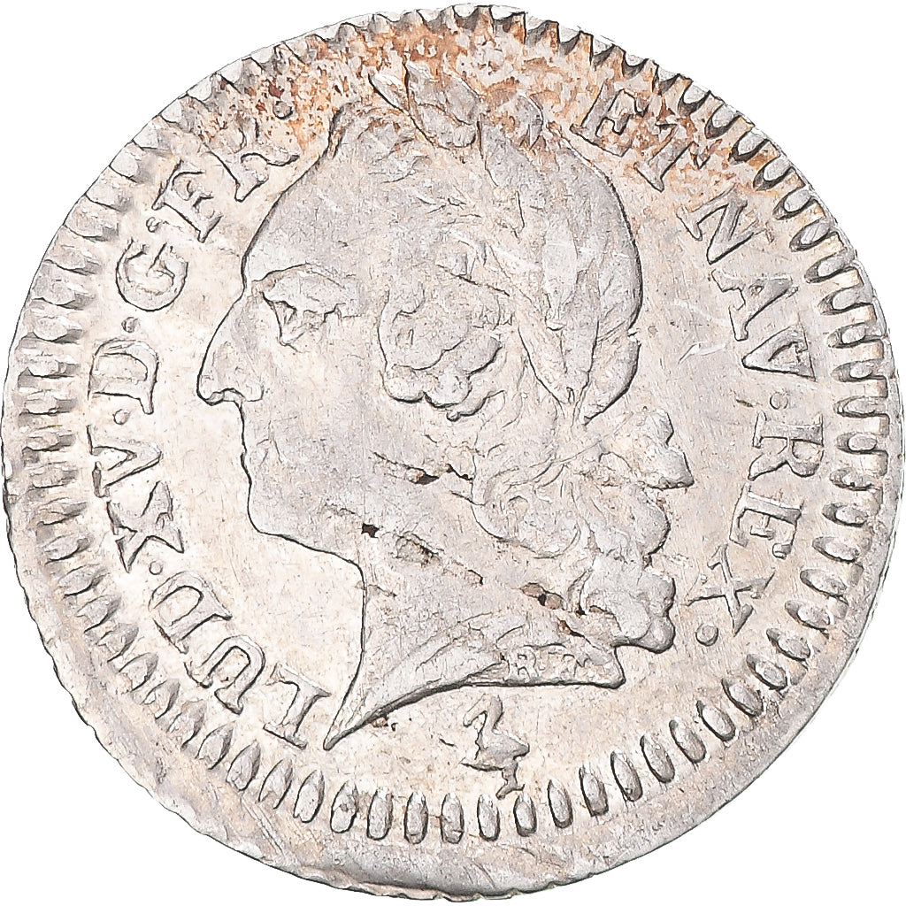 Münze, Frankreich, Louis XV, 1/20 Ecu à la vieille tête (6 sols), 1773