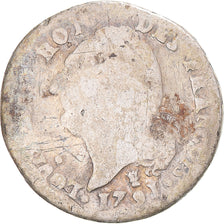 Moneta, Francia, Louis XVI, 15 Sols, 1791, Limoges, B+, Argento, Gadoury:36