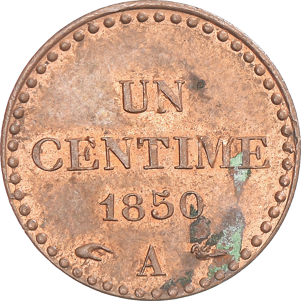 Coin, France, Dupré, Centime, 1850, Paris, EF(40-45), Bronze, Gadoury:84