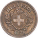 Münze, Schweiz, Écusson, Rappen, 1925, Bern, SS, Bronze