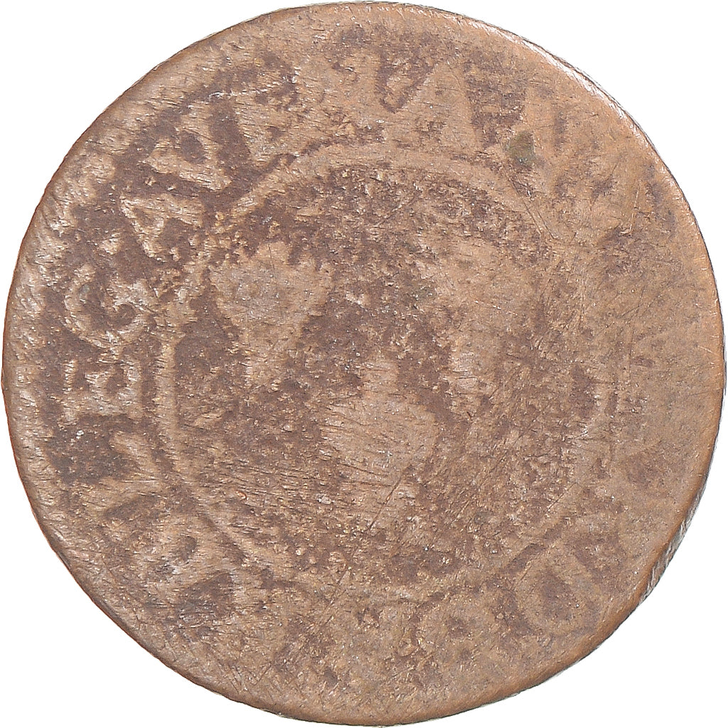 Coin, France, PAPAL STATES-AVIGNON, Urban VIII, Double Tournois, 1623-1644