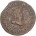 Moeda, França, Henri IV, Double Tournois, 1609, Paris, VF(20-25), Cobre