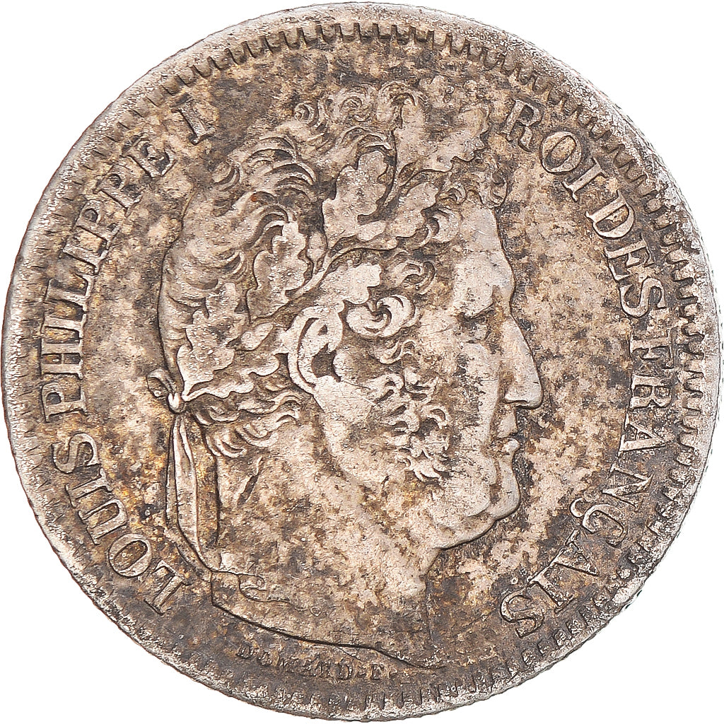 Coin, France, Louis-Philippe, 2 Francs, 1837, Lille, VF(30-35), Silver