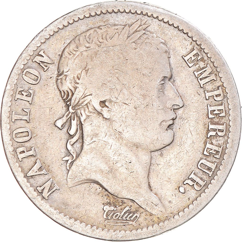 Munten, Frankrijk, Napoleon I, 2 Francs, 1813, Paris, FR, Zilver, Gadoury:501