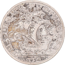 Coin, Portugal, 10 Escudos, 1954, AU(50-53), Silver