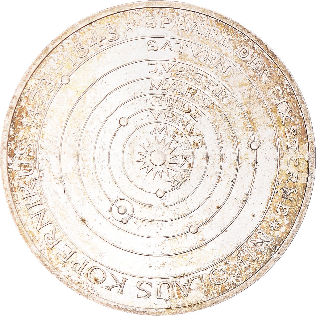 Coin, GERMANY - FEDERAL REPUBLIC, 5 Mark, 1973, Hamburg, EF(40-45), Silver