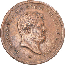 Coin, ITALIAN STATES, Ferdinando II, 2 Tornesi, 1852, EF(40-45), Copper