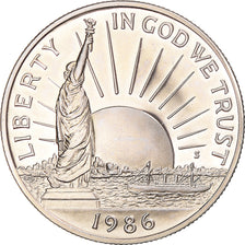 Coin, United States, Statue de la Liberté, Half Dollar, 1986, San Francisco