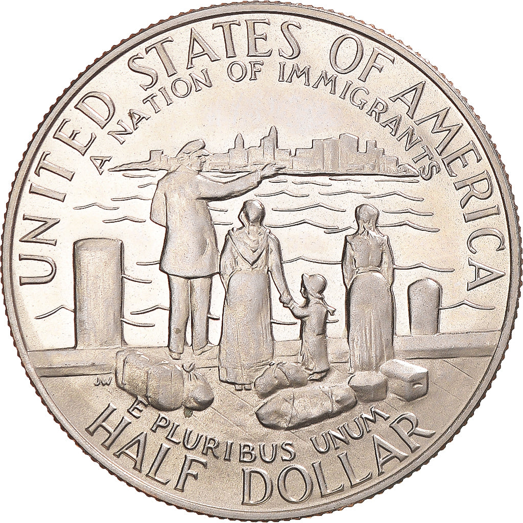 Coin, United States, Statue de la Liberté, Half Dollar, 1986, San Francisco