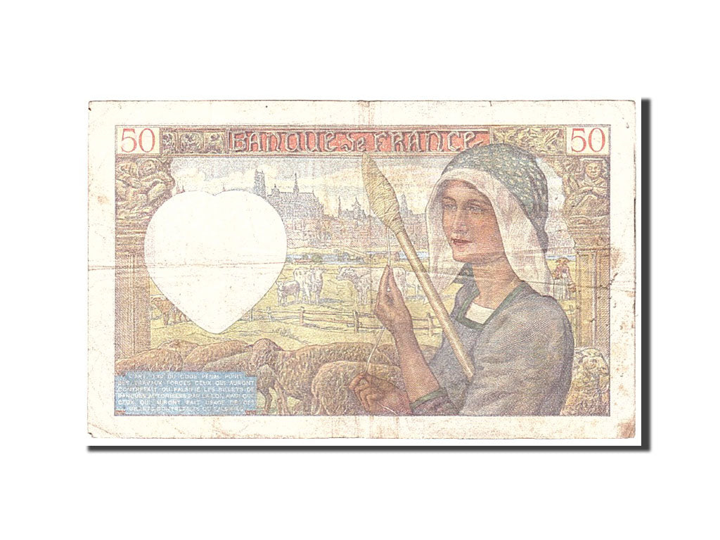 Billet, France, 50 Francs, 1940, 1940-06-13, TB, Fayette:19.1, KM:93